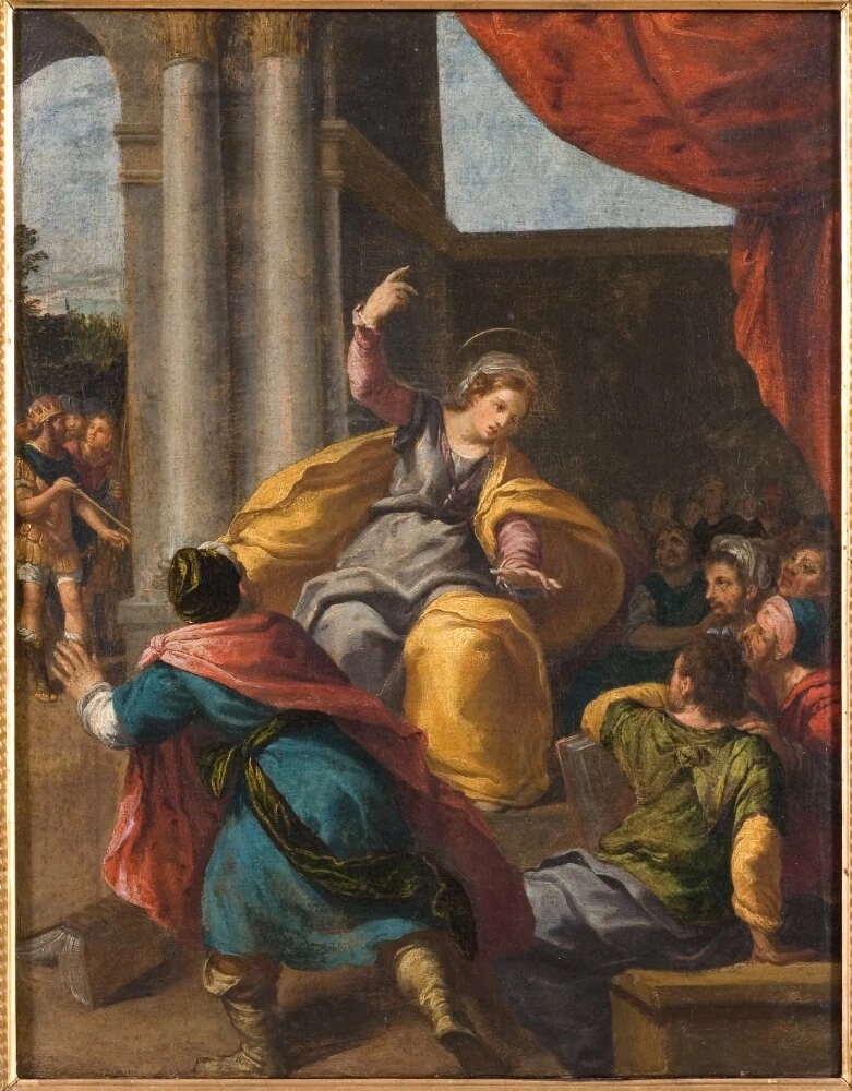 Santa Caterina ammonisce i filosofi - Nationalmuseum