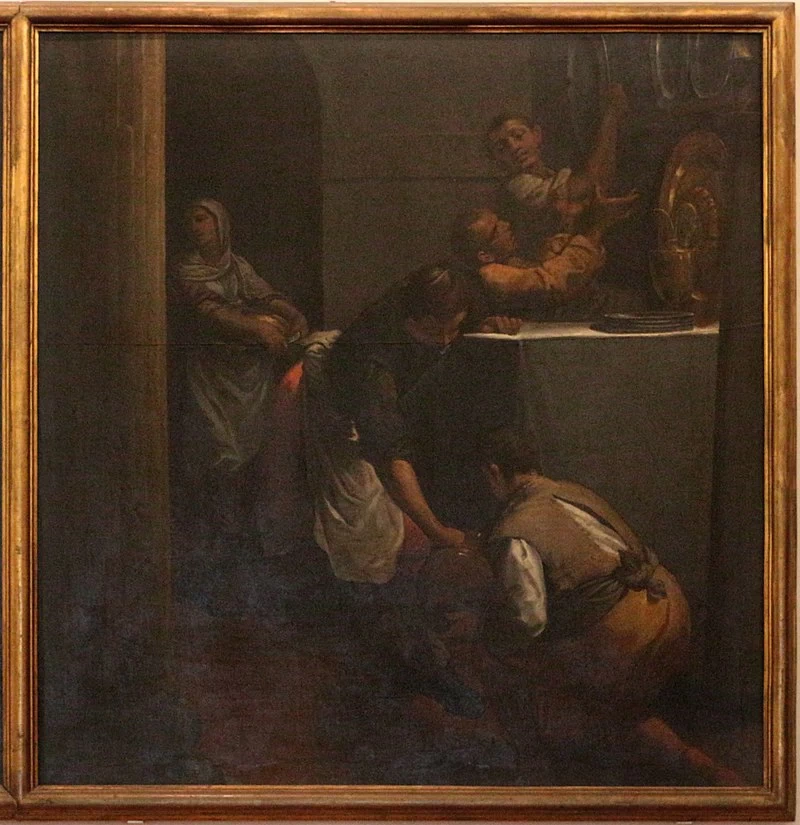 Ultima cena - dettaglio 2, Pinacoteca Nazionale di ferrara