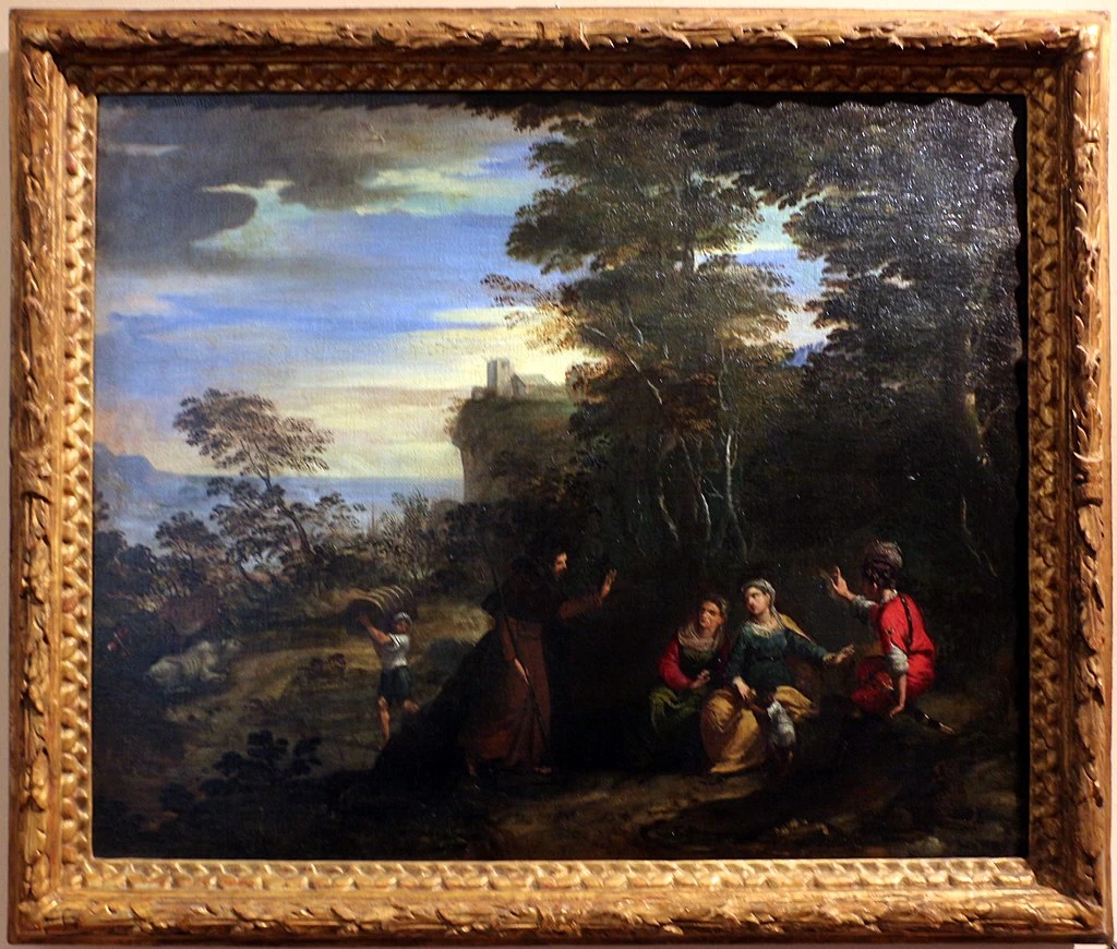 Commiato dell'eremita - Pinacoteca Nazionale di ferrara