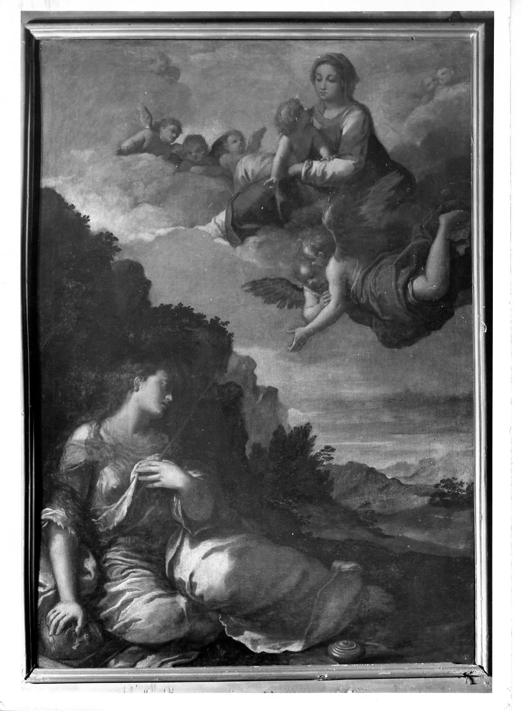 La Madonna con Bambino che appare alla Maddalena morente - Chiesa di san Domenico