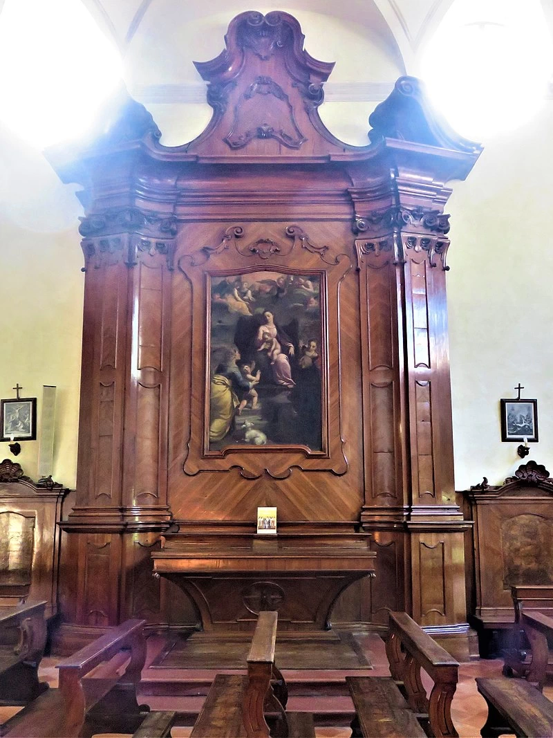 La Vergine col Bambino e i santi Elisabetta, Antonio Abate, Giovannino e Lucia - Ferrara