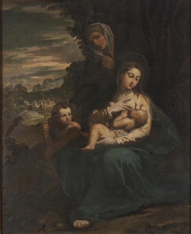 La vergine col Bambino. Anna e Giovannino - Nationalmuseum