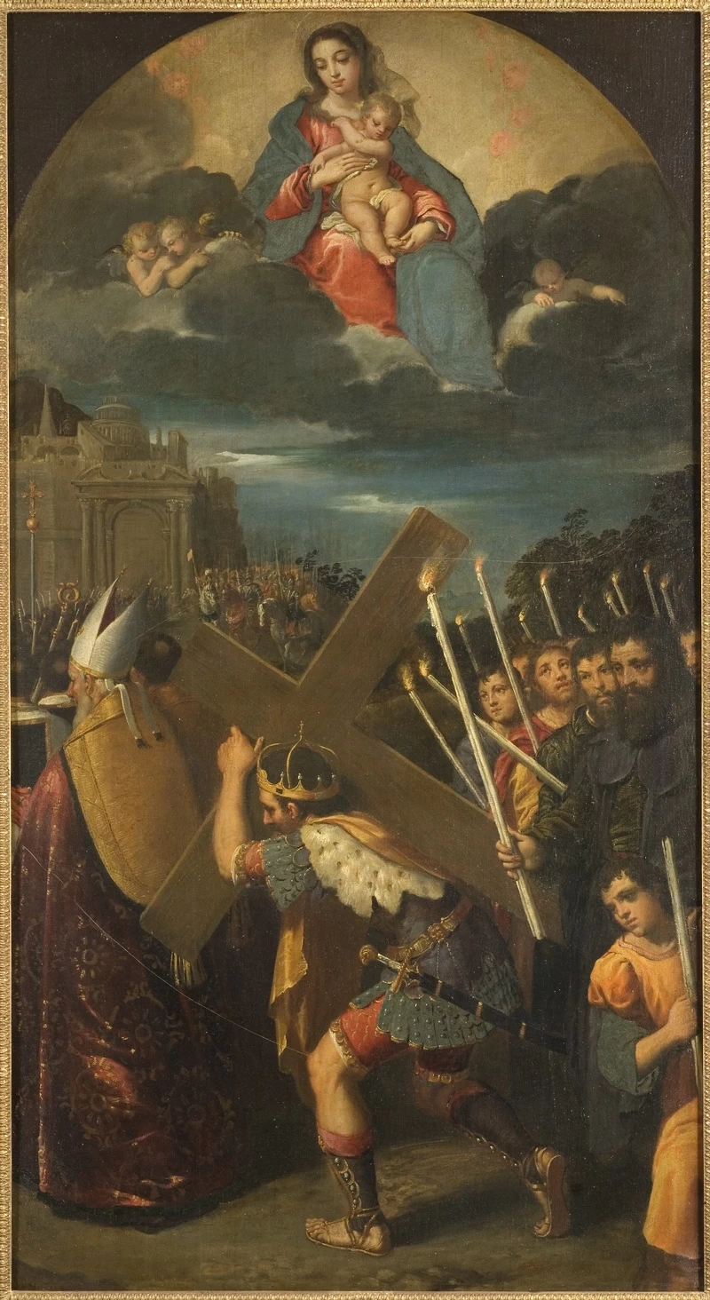 L'imperatore Eraclio porta la croce a Gerusalemme - Nationalmuseum