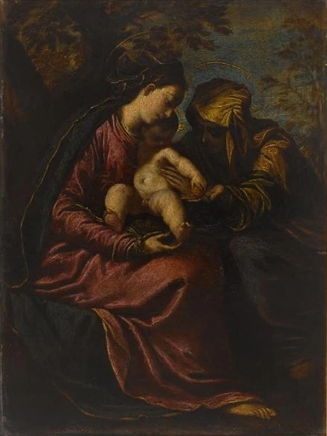 Madonna col Bambino e Anna - Musée National Magnin, Dijon