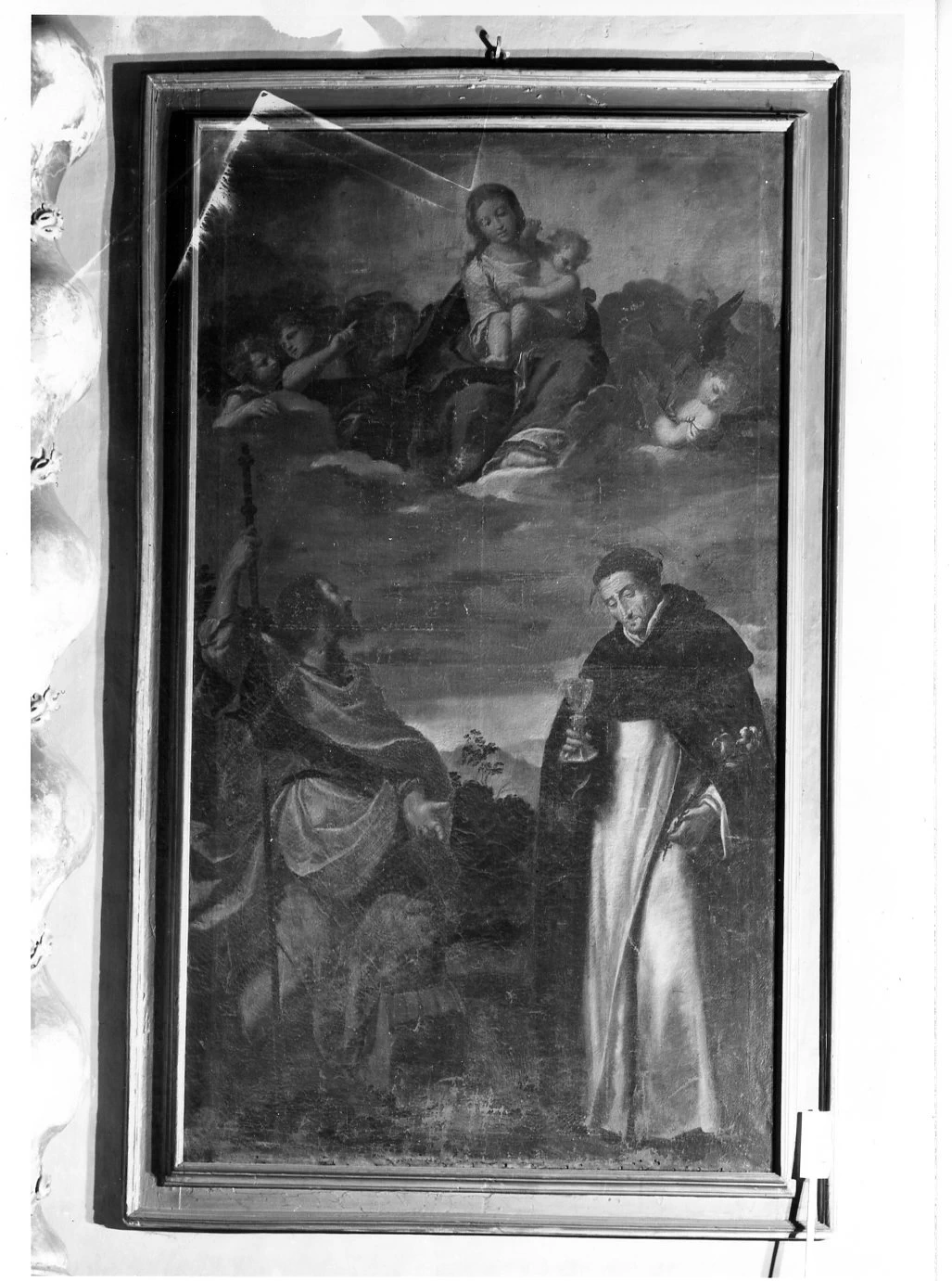 Madonna con Bambino in gloria e i Santi Rocco e Lodovico Bertrando - Chiesa di san Domenico