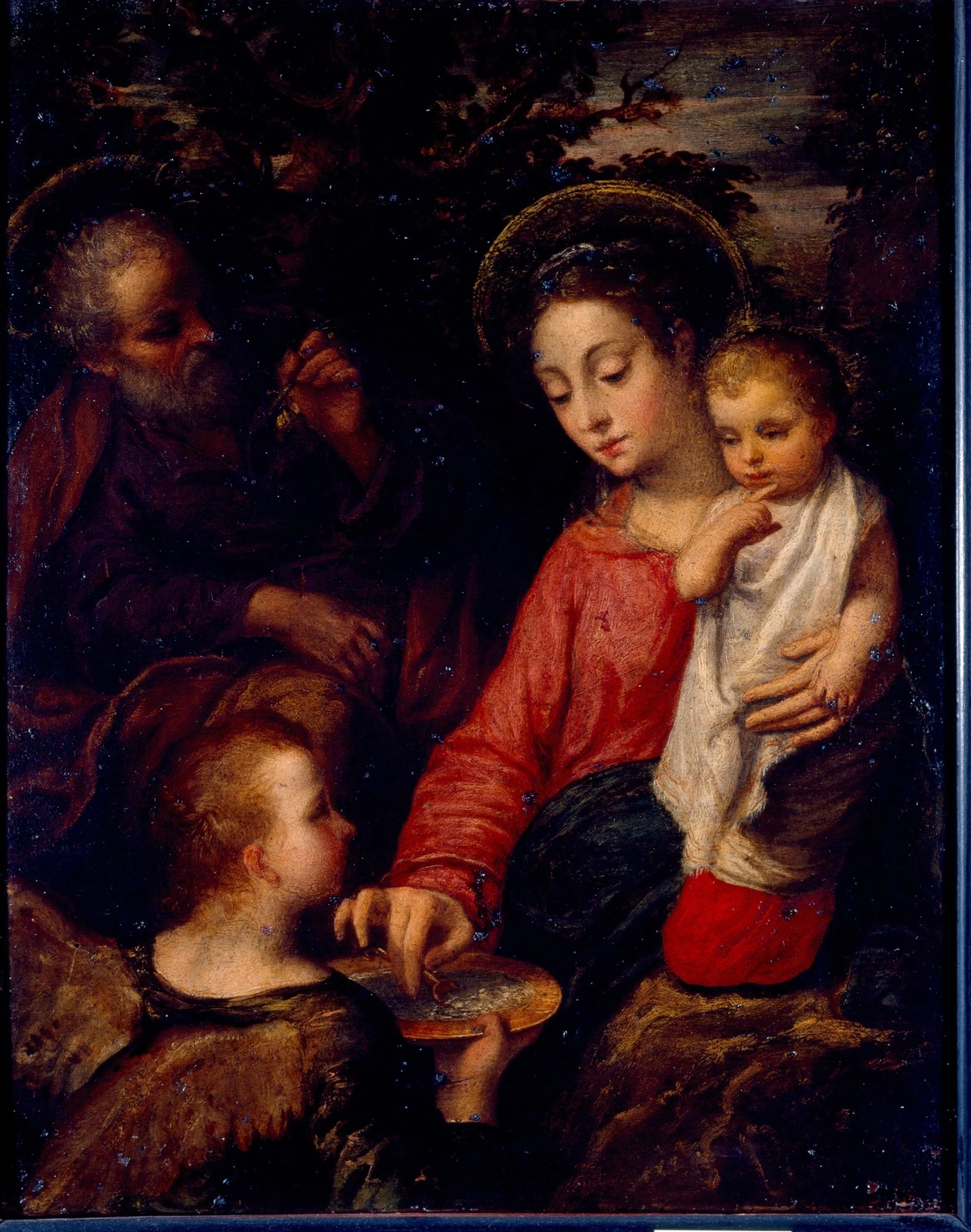 Madonna con Bambino, San Giuseppe e un angelo - Palazzo Pilotta, Parma