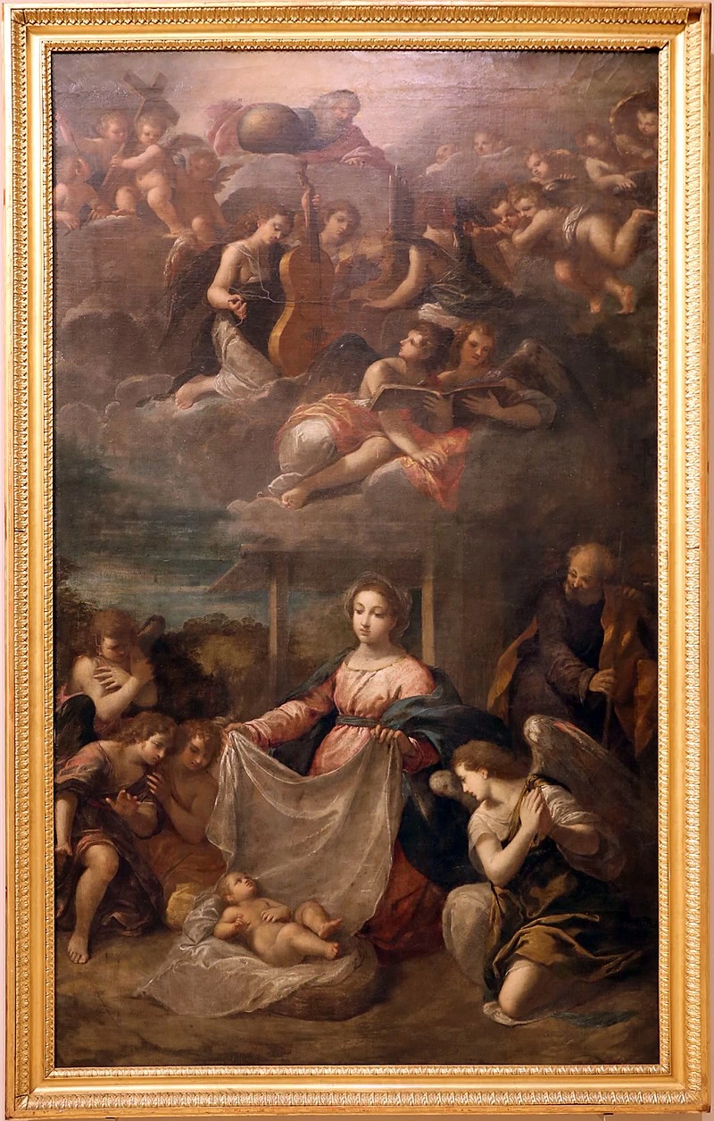 Adorazione del Bambino - Galleria Estense, Modena