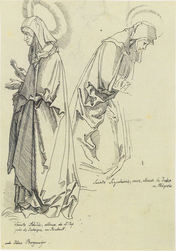 Julius Schnorr von Carolsfeld 200 Santa Athala e Santa Sigolina