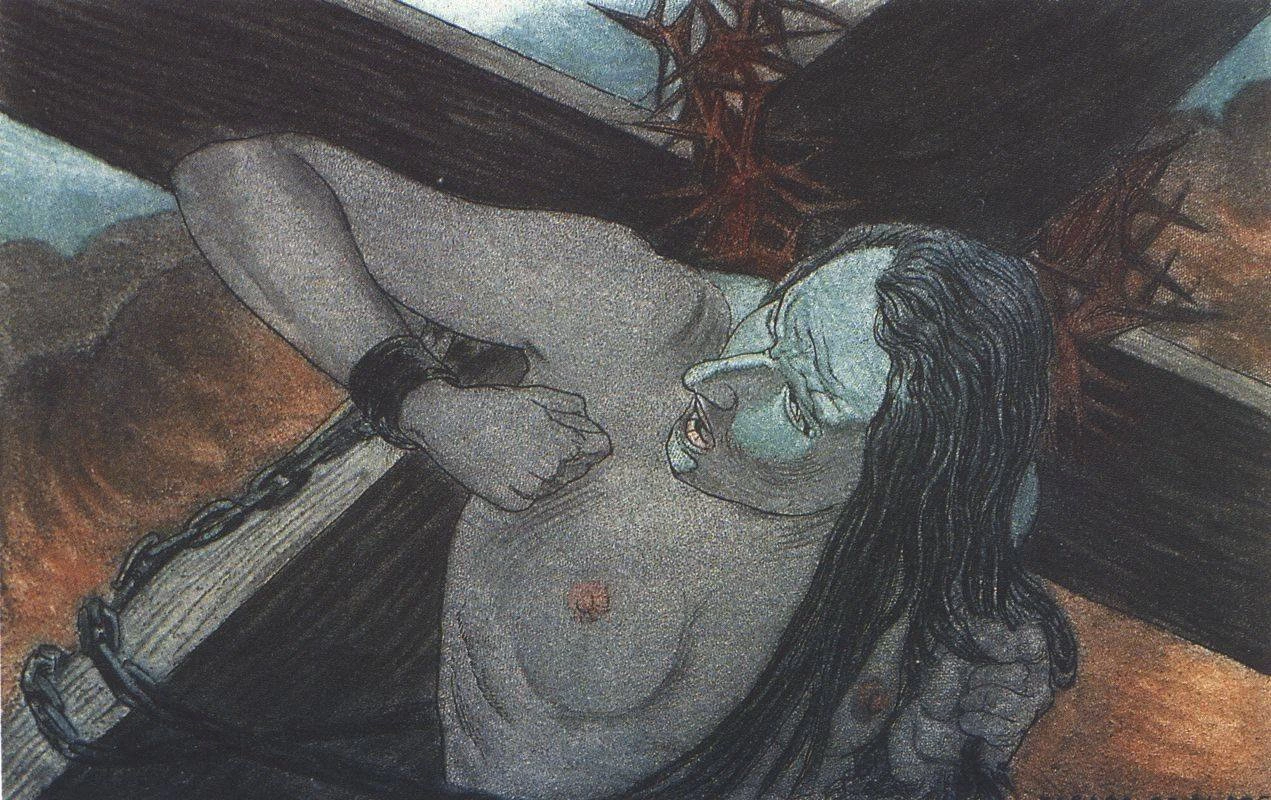 Carlos Schwabe 38 Fleurs du mal san Pietro