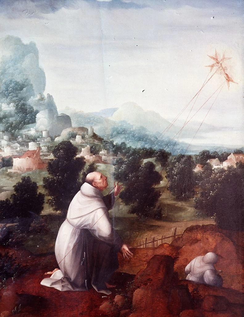 Jan van Scorel 104 San Francesco d'Assisi riceve le stimmate Galleria Palatina, Firenze