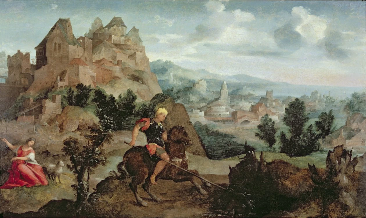 Jan van Scorel 105 San Giorgio e il drago