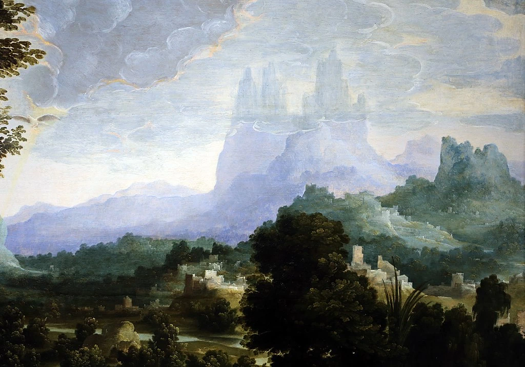 Jan van Scorel 11 Battesimo di Cristo nel Giordano