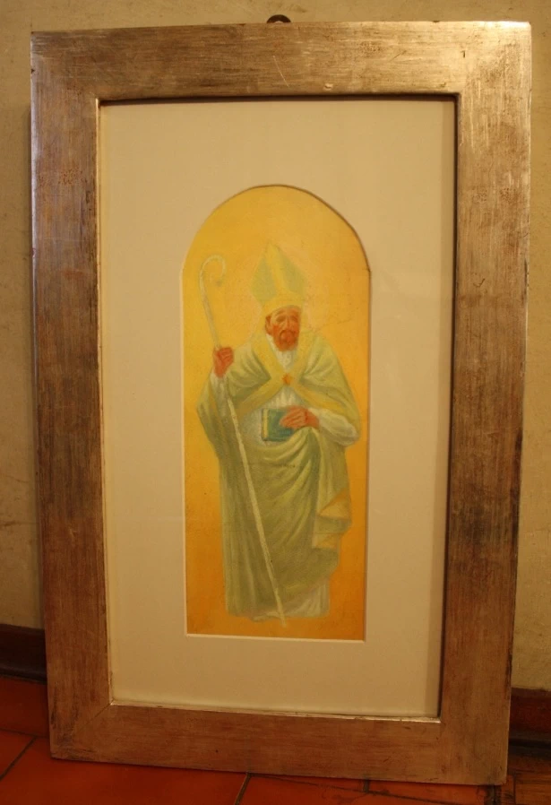 Pio Semeghini 86 Ritratto di vescovo S. Anselmo Castiglione delle Stiviere, Mantova
