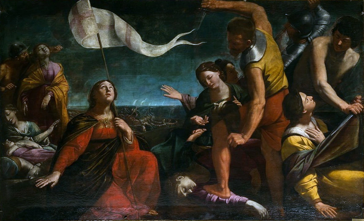Giovanni Giacomo Sementi 18 Martirio di sant'Orsola San Martino (Bologna)
