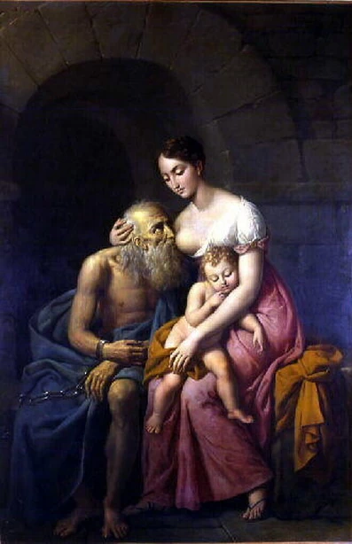 La carità romana - Chambéry, musée des beaux, arts
