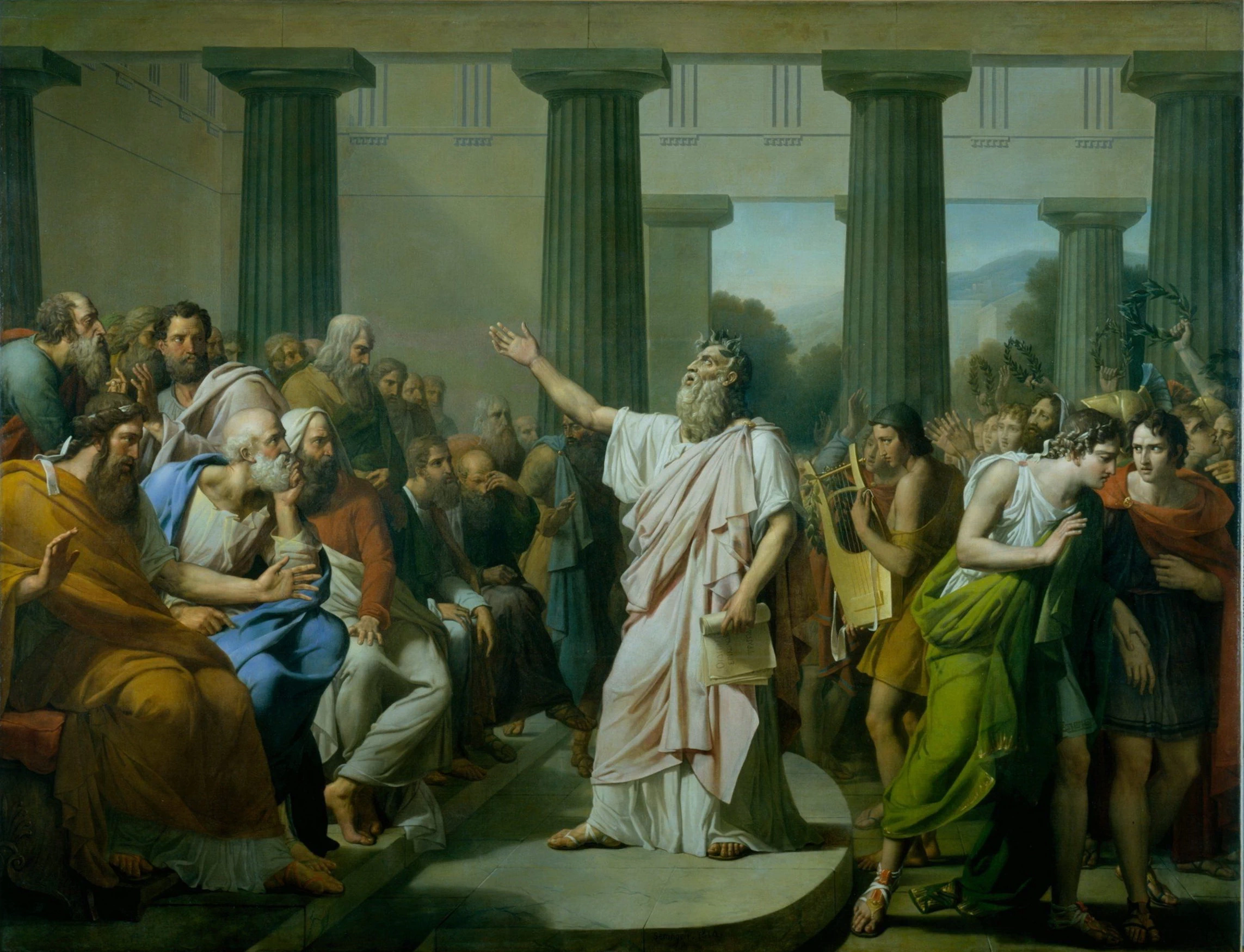 Sofocle perora la sua causa davanti all'Areopago - Museo della musica, Philharmonie di Parigi