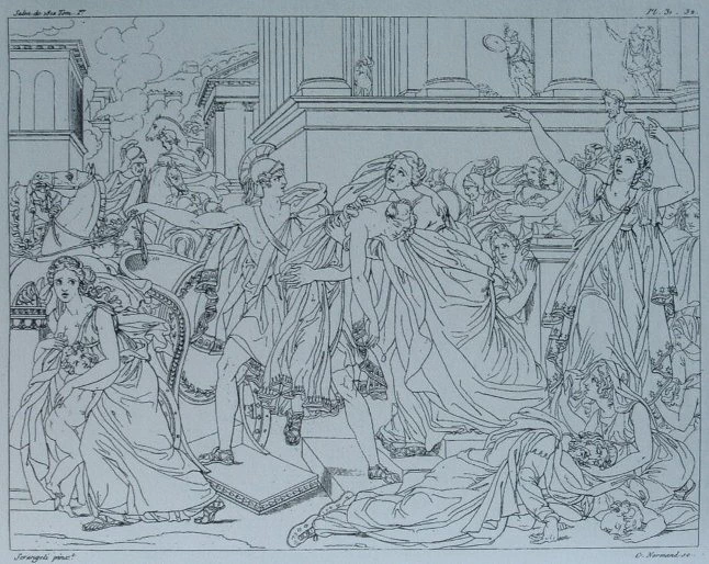 Priam et Pyrrhus (Landon, Annales, Salon de 1812)