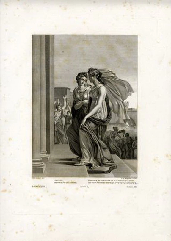Illustrazione di 'Berenice' - in 'Opere complete di Jean Racine' - British Museum