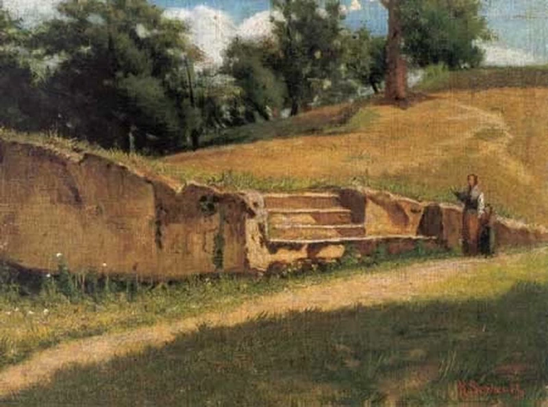 Raffaello Sernesi 1 Abetelle a San Marcello Pistoiesi, 1864 65
