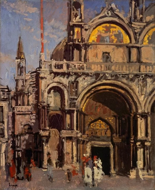 Walter Richard Sickert 2 Angolo di San Marco, Venezia National Galleries of Scotland