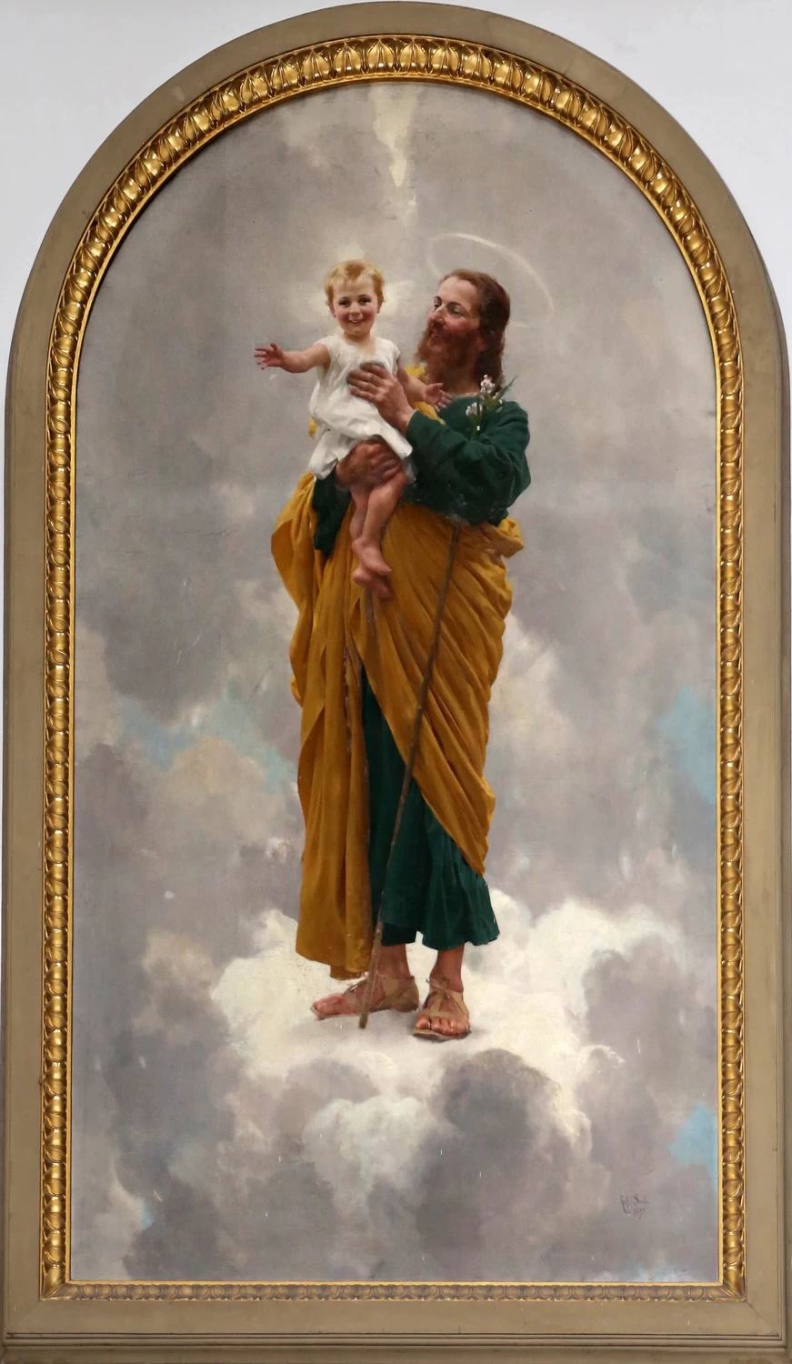 Raffaello Sorbi 45 san Giuseppe col bambin Gesù, 1895 Chiesa del Sacro Cuore, Firenze