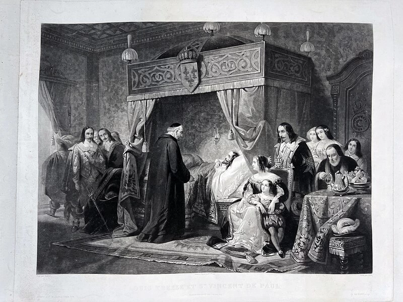 Charles Soubre 26 Luigi XIII e San Vincenzo de' Paoli