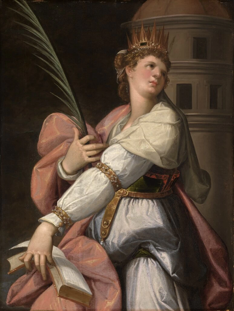 Bartholomeus Spranger 75 Santa Barbara Staatliche Kunsthalle Karlsruhe