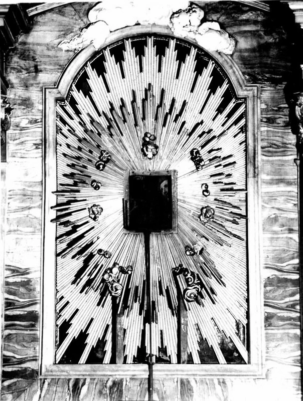 Ludovico Stern 40 san Francesco Caracciolo adora l'Eucarestia Chiesa di san Lorenzo in Lucina, Roma