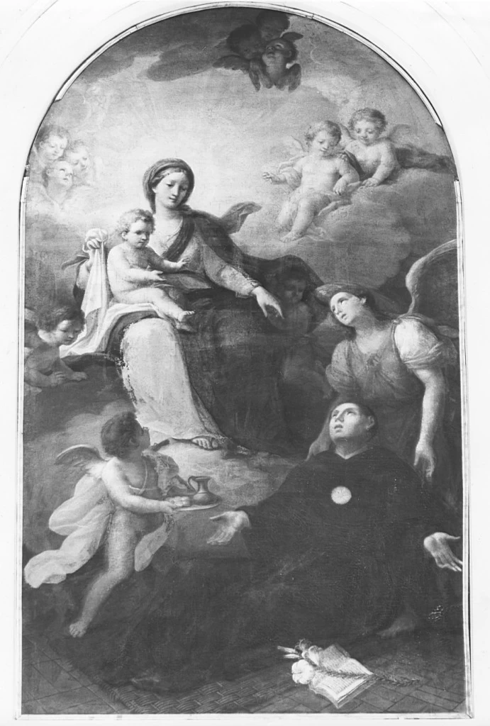 Ludovico Stern 51 Visione di San Nicola da Tolentino Soriano nel Cimino, Viterbo