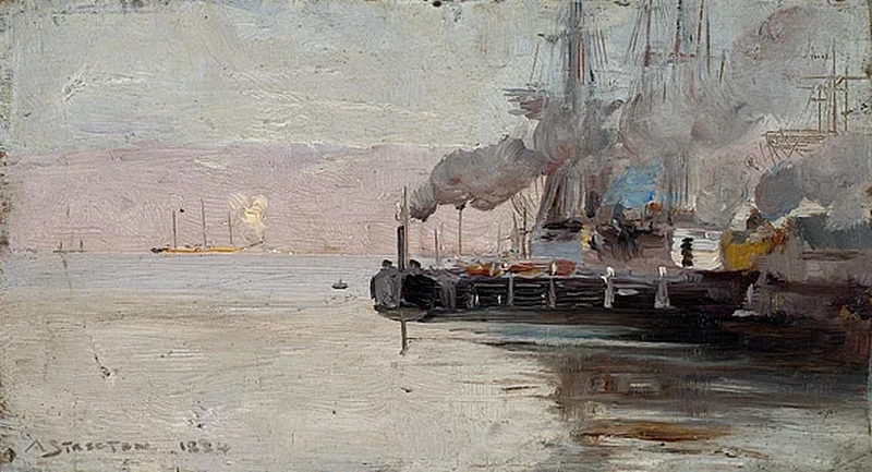 Arthur Streeton 64 Sandridge, 1888