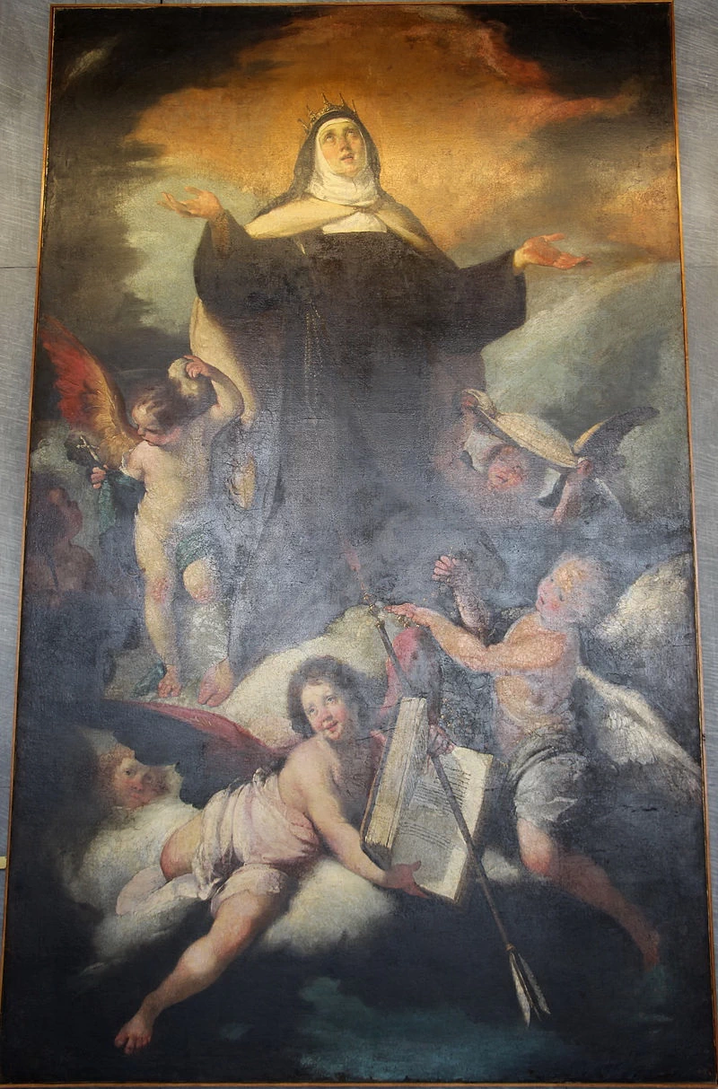 Santa Teresa in gloria