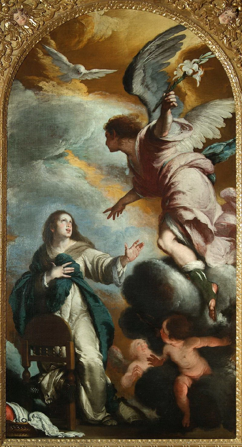 Maria riceve l'annuncio dell'Angelo