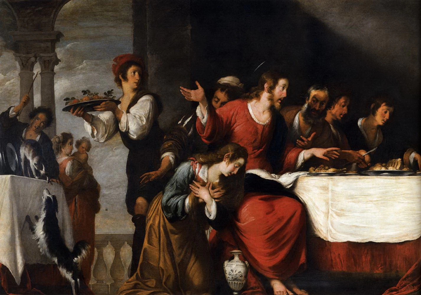 Banchetto in casa di Simone - dettaglio, Gallerie dell'Accademia, Venice