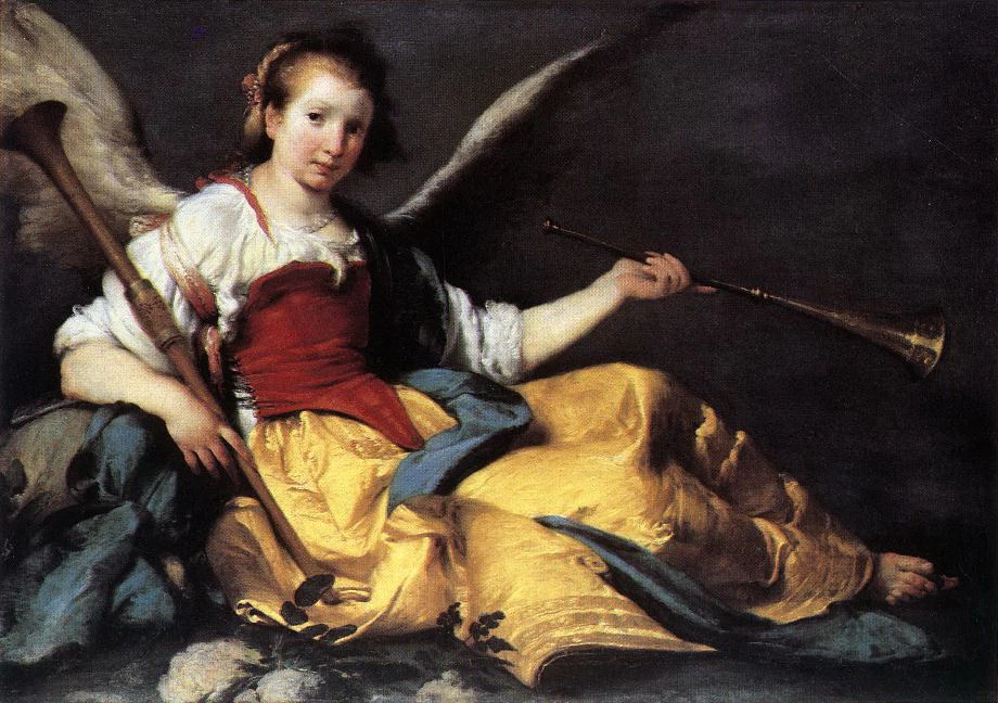 Impersonificazione della fama - National Gallery, London