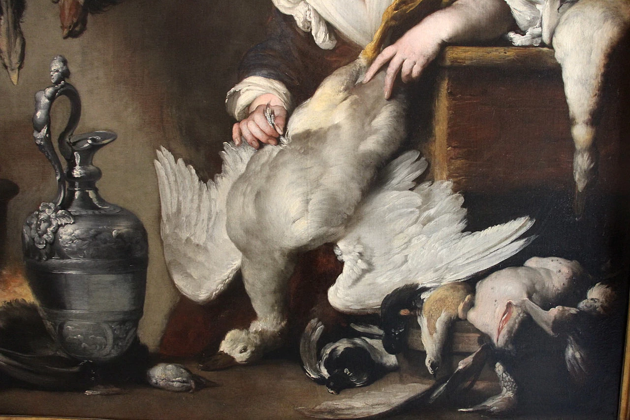 La cuoca - dettaglio1, Galleria di Palazzo Rossi, Genoa