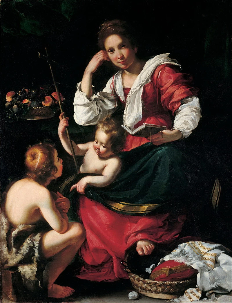 Madonna col Bambino e Giovannino - Galleria di Palazzo Rossi, Genoa