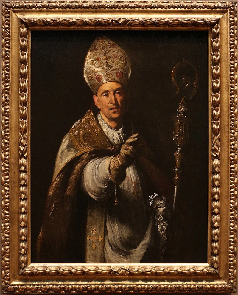 Ritratto di un vescovo, forse san gerardo sagredo di csanad