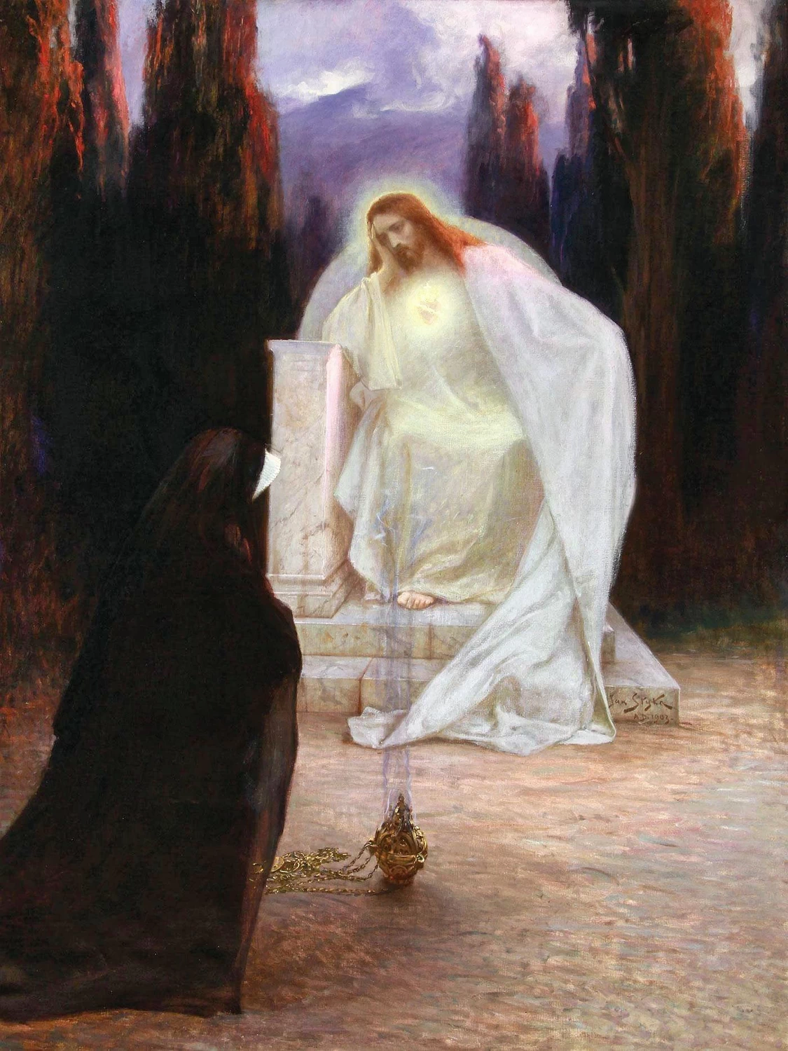 Jan Styka 139 Il Sacro Cuore di Gesù