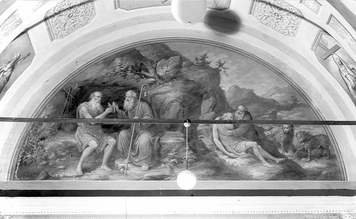Luigi Tagliaferri 112 Sant'Antonio Abate visita San Paolo Eremita nel deserto Bianzone, Sondrio