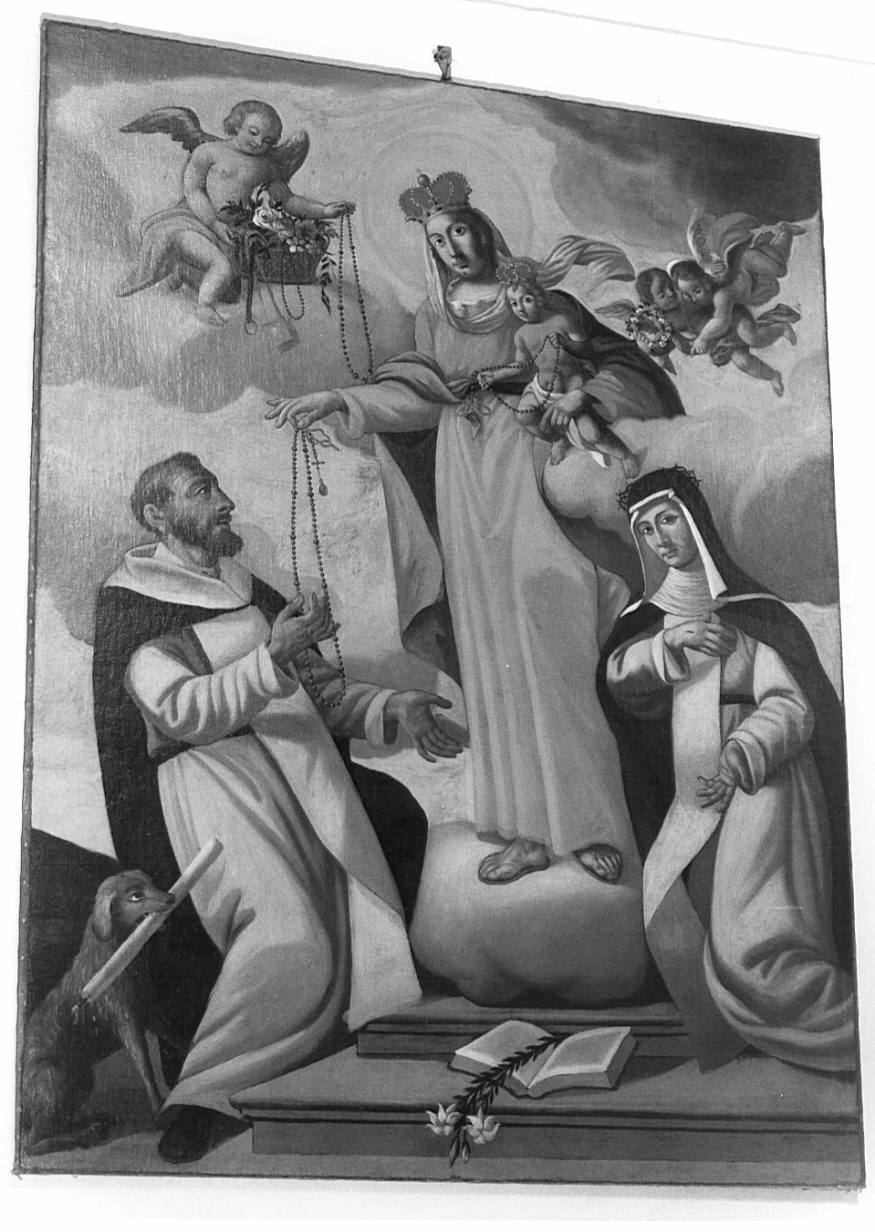 Luigi Tagliaferri 113 Madonna del Rosario con San Domenico e Santa Caterina da Siena Bianzone, Sondrio