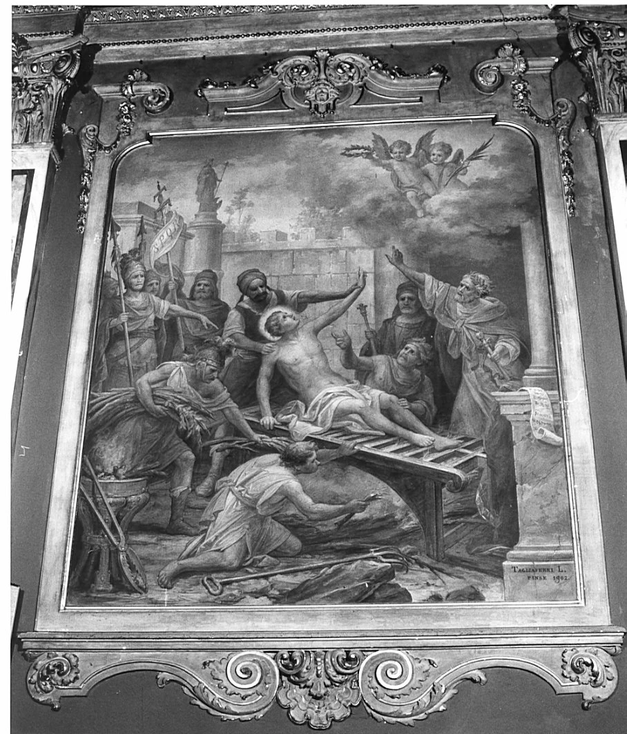 Luigi Tagliaferri 26 martirio di San Lorenzo Villa di Tirano, Sondrio