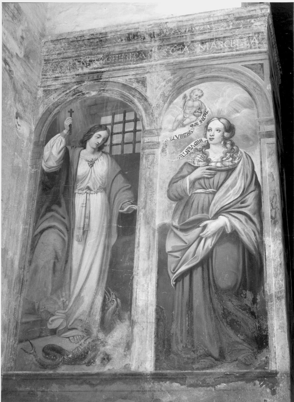 Luigi Tagliaferri 74 Santa Margherita d'Antiochia e Santa Marcella Gera Lario, Como attribuito