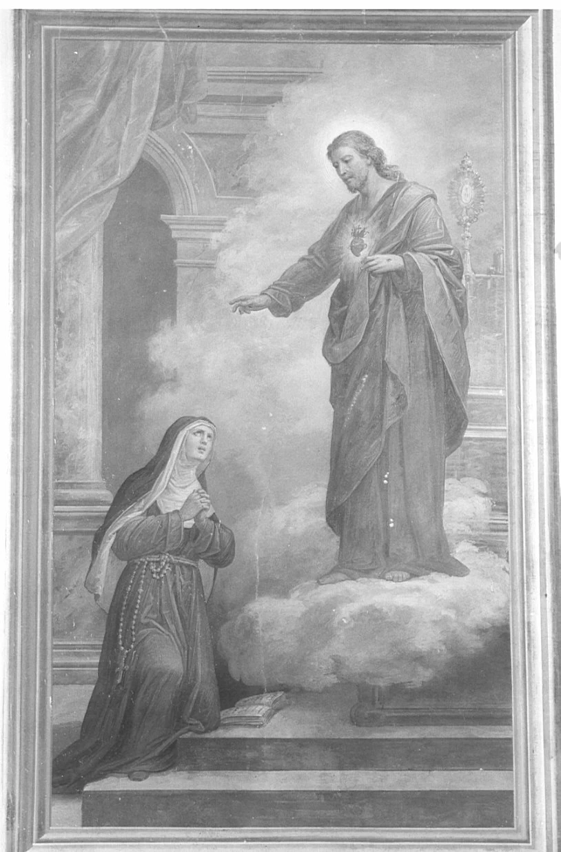 Luigi Tagliaferri 82 Santa Caterina da Siena ha la visione del Cuore di Gesù Vervio, Sondrio