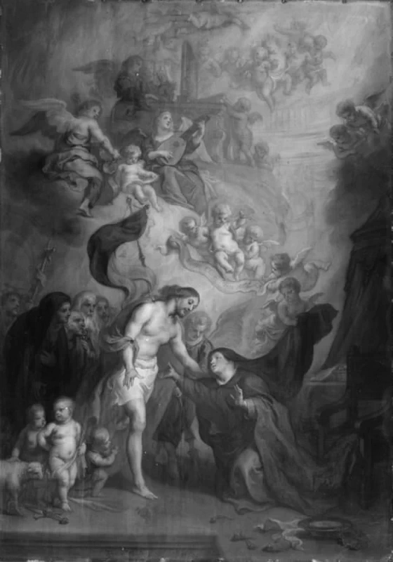 Theodoor van Thulden 45 Il Cristo Risorto che appare a sua madre Statens Museum for Kunst, Copenaghen