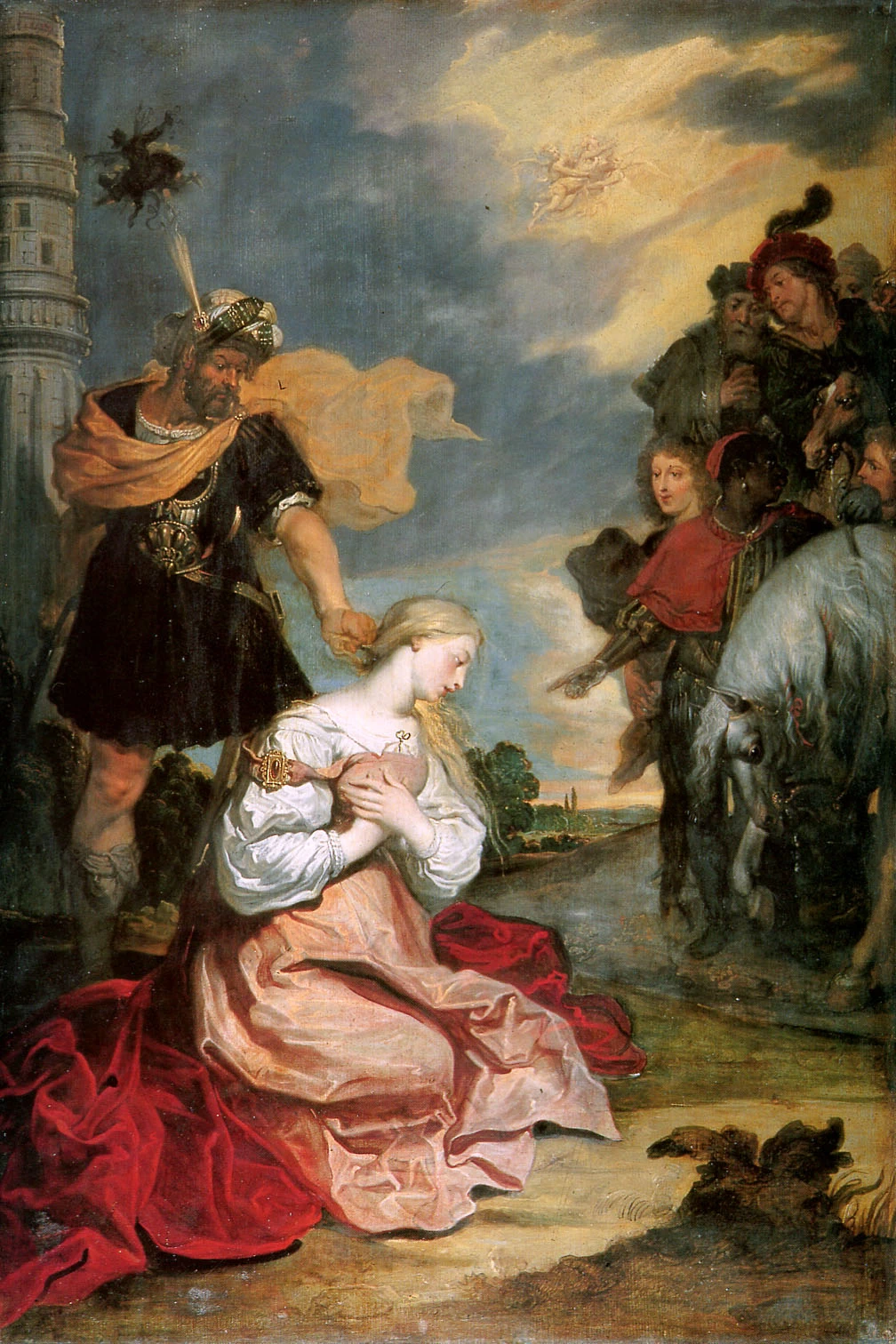 Theodoor van Thulden 69 Martirio di Santa Barbara