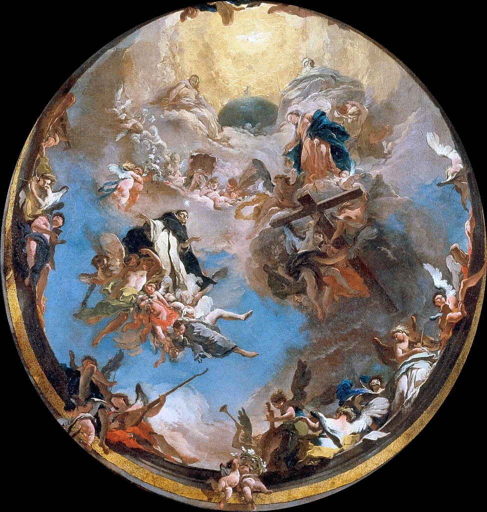 13 San Domenico in gloria 1723 Galleria dell'Accademia Venezia
