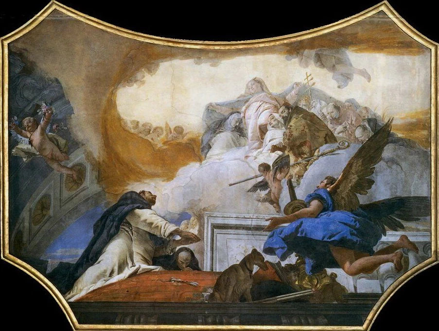 209 La Vergine appare a san Domenico