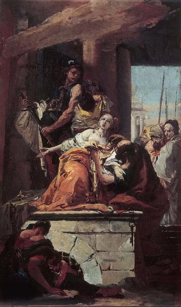 241 Giambattista Tiepolo Il martirio di Sant'Agata