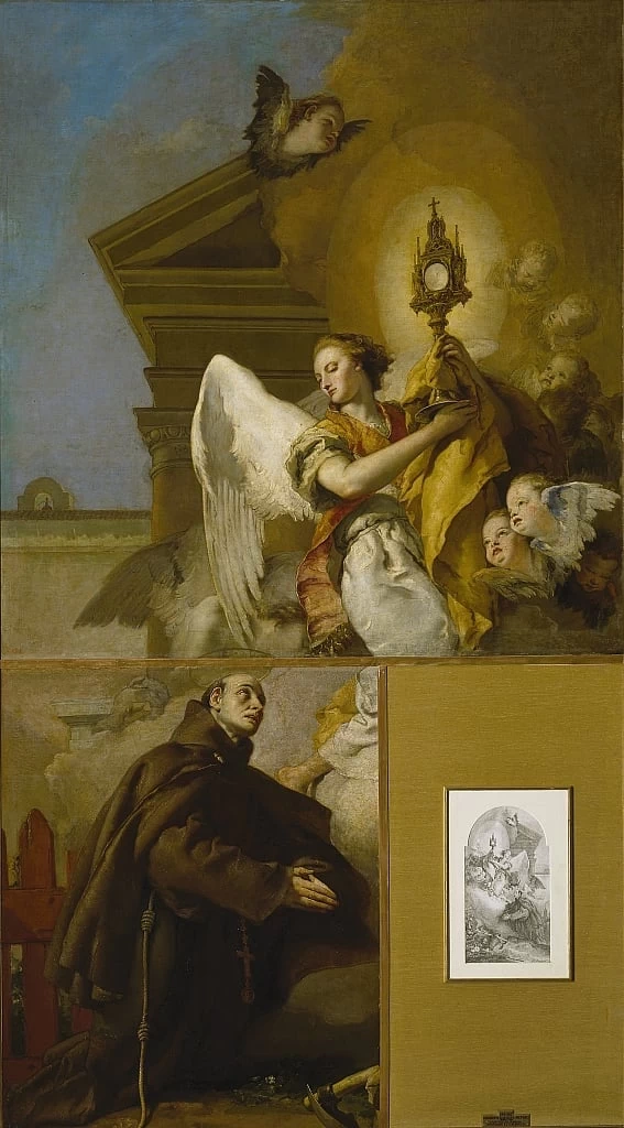 246 Giambattista Tiepolo La visione di San Pasquale Baylon