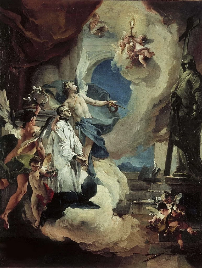 250 Giambattista Tiepolo San Luigi Gonzaga in gloria Courtauld Institute of Art